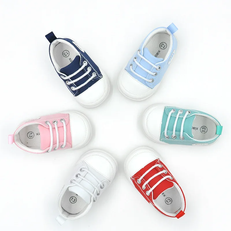 

0-2 Year Old Baby Shoes Spring and Autumn Baby Autumn Soft-soled Canvas Shoes Baby Shoes Toddlers.