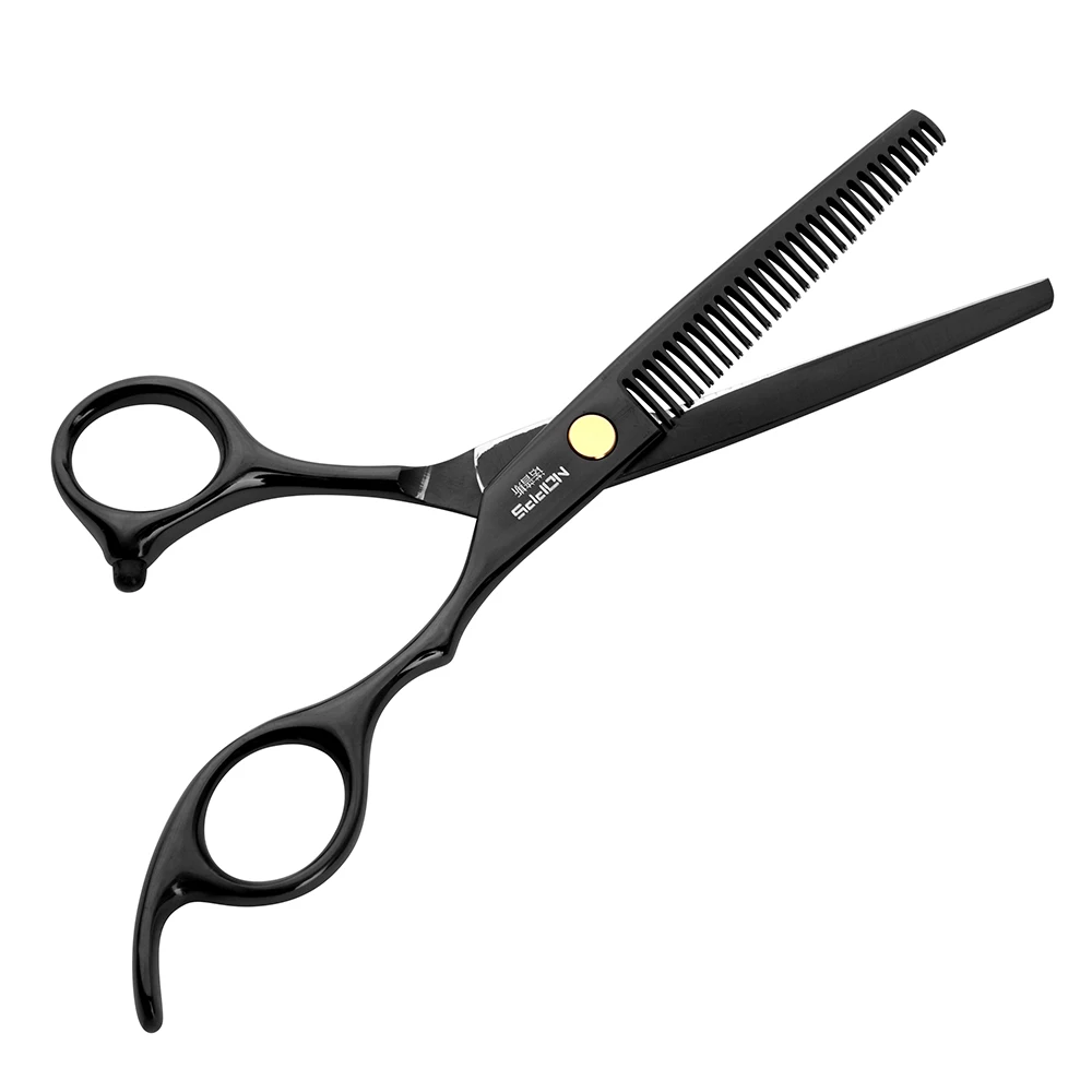 Professional Hair Scissors Customize Available Barber Shear Black Color