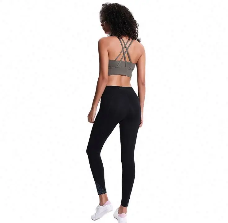 

2021 Sexy Fashion Crossback Strappy Yoga Fitness Sports Bra OEM order, As photos or make customized color
