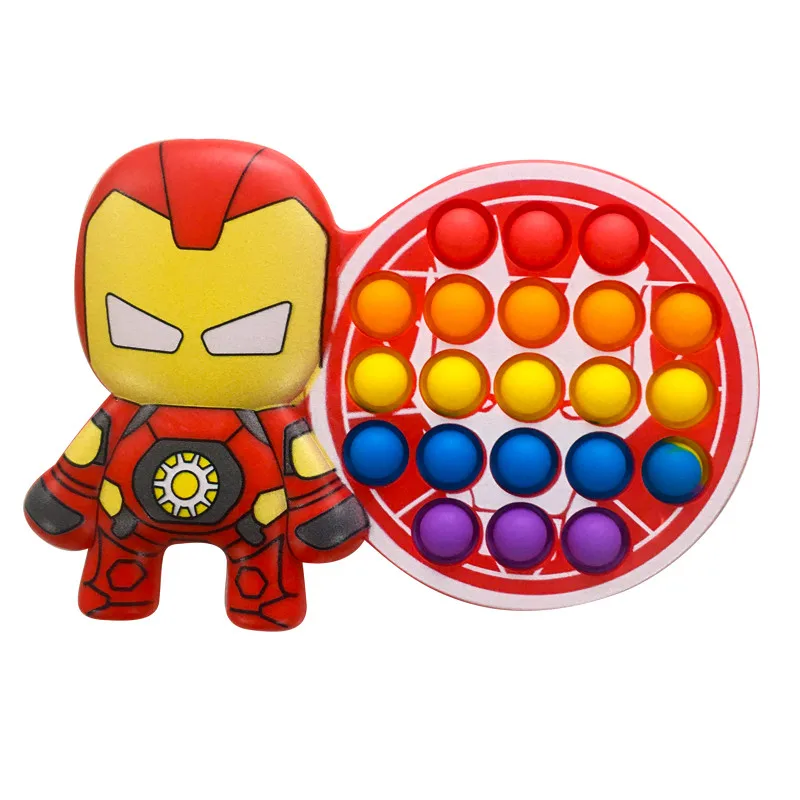 

Cartoon Design Pop Poppet Fidget Toys Choice New Fidget Toy marvel super hero popping