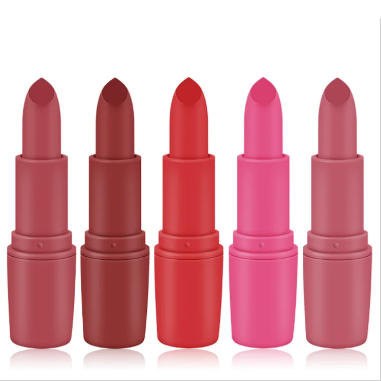 

Private Label Your Logo Matte Waterproof Lipstick Make Up Lip Stick For Ladies Velvet Matte Lipstick, 23 colors