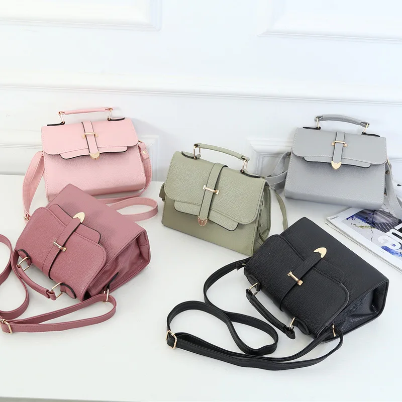 

Simple female handbag versatile with one shoulder diagonal cross casual bag