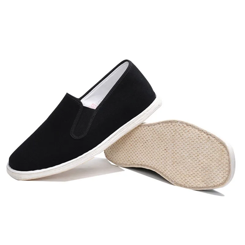 

Quality Unisex Hand made Flat Shoes kungfu Tai chi Shoes For Sport Exercise Traditional Old Beijing Fabric Cotton Shoes