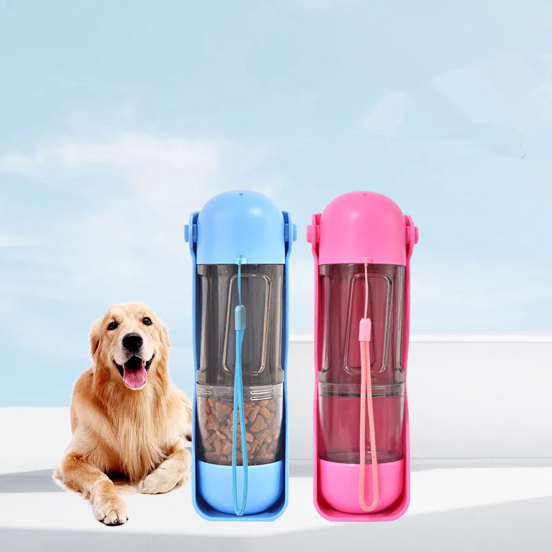 

BPA Free Leak Proof Portable Dog Water Bottle Travel Drink Cup Dispenser for Pets Outdoor Walking, Customized color