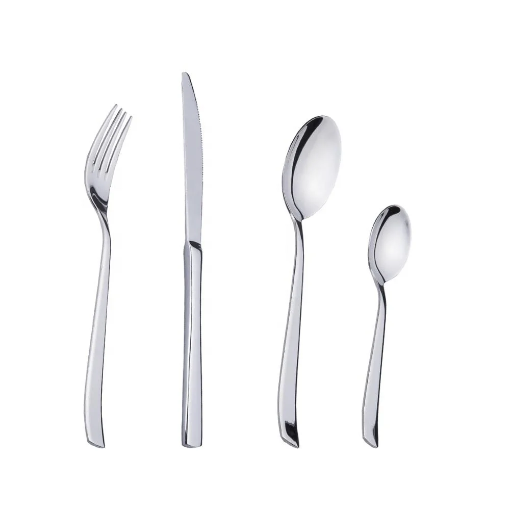 

Hot Selling Silverware Cutlery Set Stainless Steel Flatware In Qingzhan Factory, Sliver