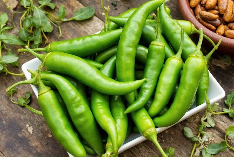 Comparison of Green vs Red Serrano Chile Peppers