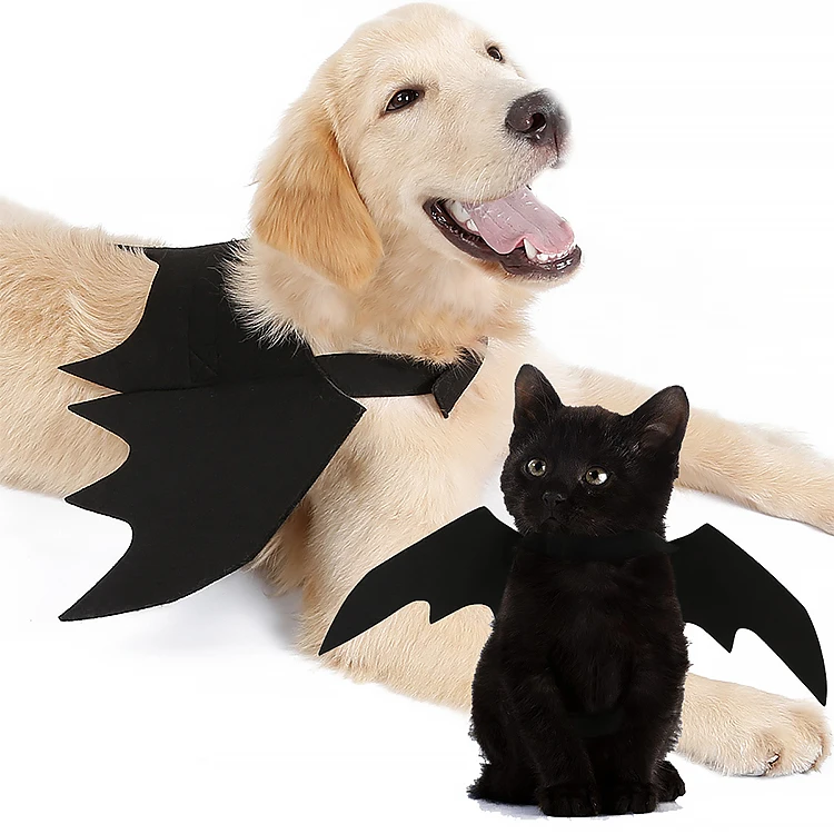 

Collar Cosplay Bat Costume Bat Wings Pet Costumes Pet Apparel for Small Dogs and Cats