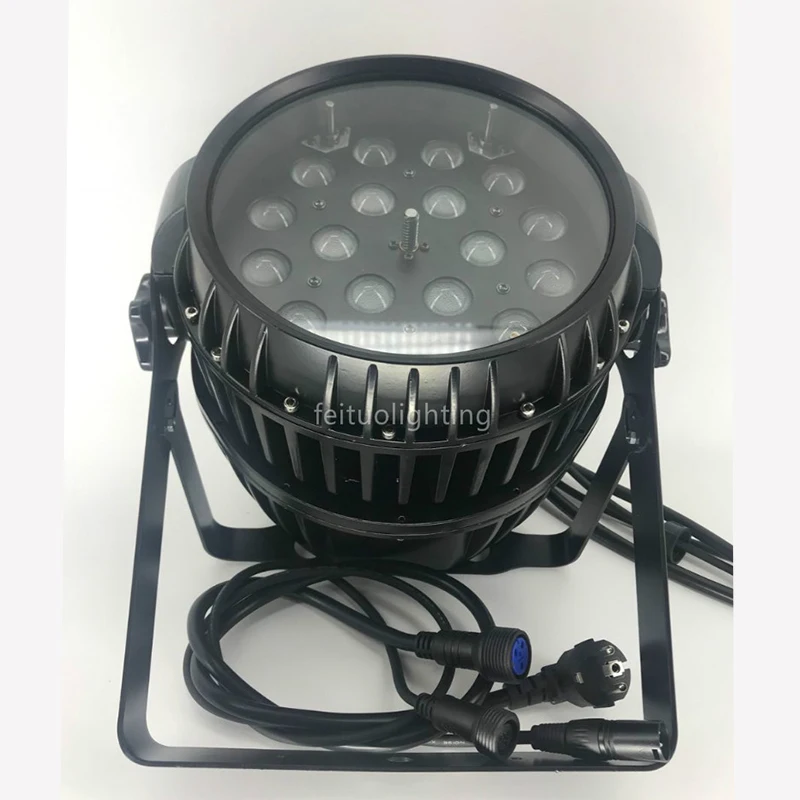 

Super Bright IP65 Waterproof Par Led 18x18 Dmx Outdoor Zoom Led Par 64 18x18w RGBWA UV 6in1 Led Par Light