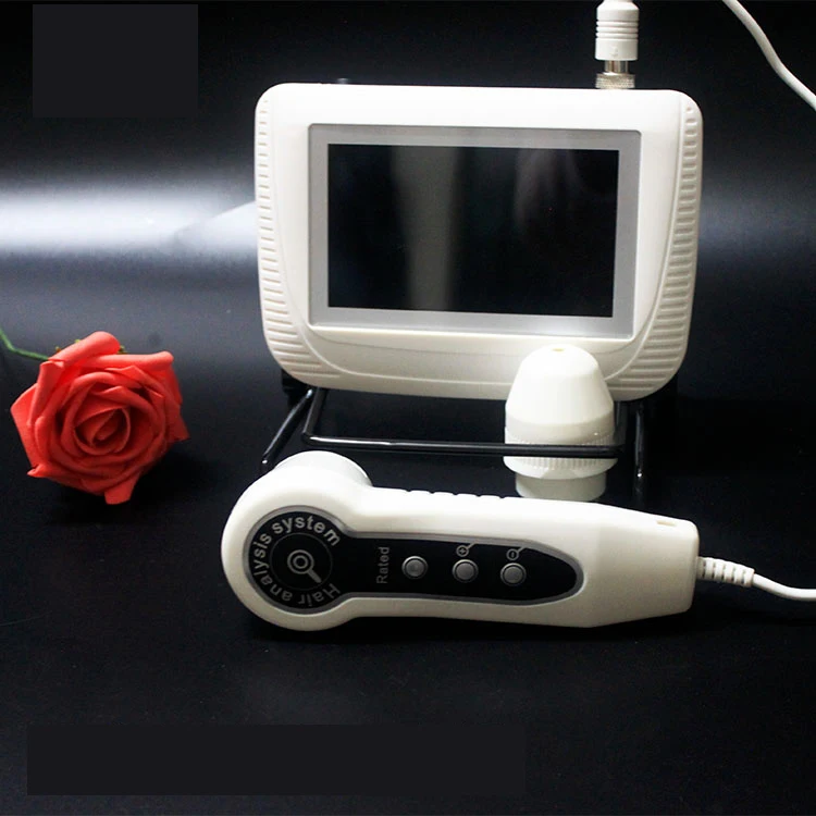For Beauty Salon Machine White Portable Skin And Hair Analyzer