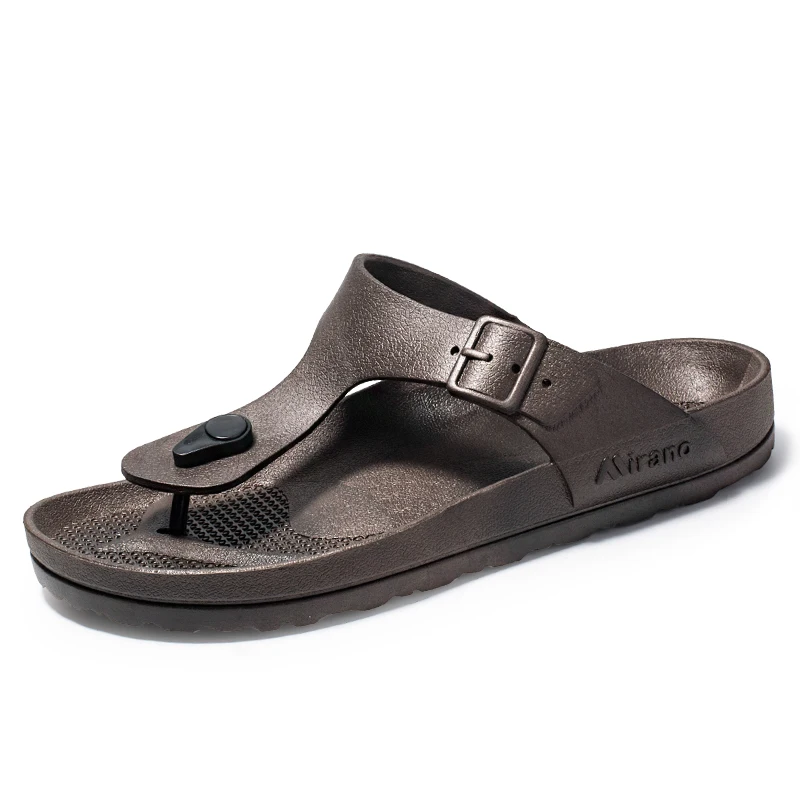 

Factory Wholesale Outdoor Beach Breathable Sandals Lightweight Men's Slippers Comfortable Flip-flops Slippers, Black, brown, blue