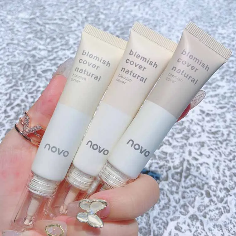 

NOVO Hot Selling Blemish Natural Cover Waterproof Long Lasting Concealer Unisex, 3 colors