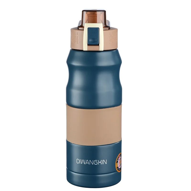 

Food Grade 304 Stainless Steel Double Vacuum Heat Preservation Water Bottle butelka Stainless Steel Leak Proof Sports Travel Cup, Customized color