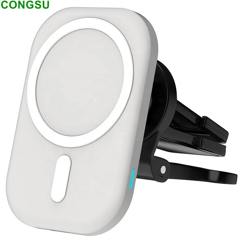 

New Mobile Phone Car Magnetic Wireless Charger Stand for Apple iPhone 12