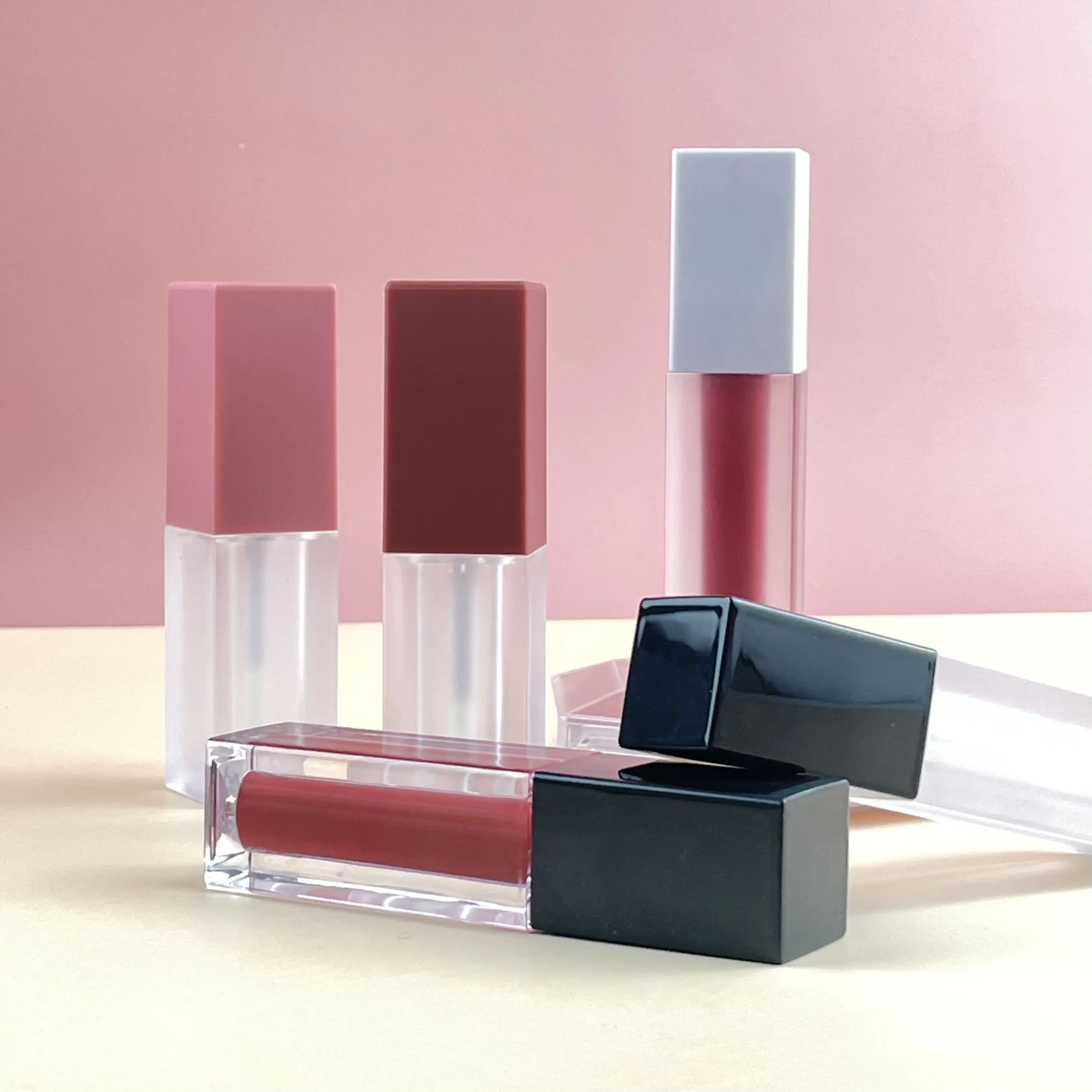 

Nude vegan private label lip gloss