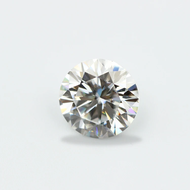 

3mm 4mm round brilliant cut moissanite diamond loose gemstone wholesale