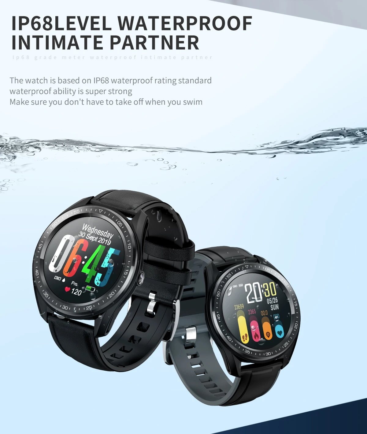 Diliberto 1.4 IPS Full Touch Fitness Smart Watch S18/M17 With Female Blood Pressure Smart Pedometer Smart Bracelet
