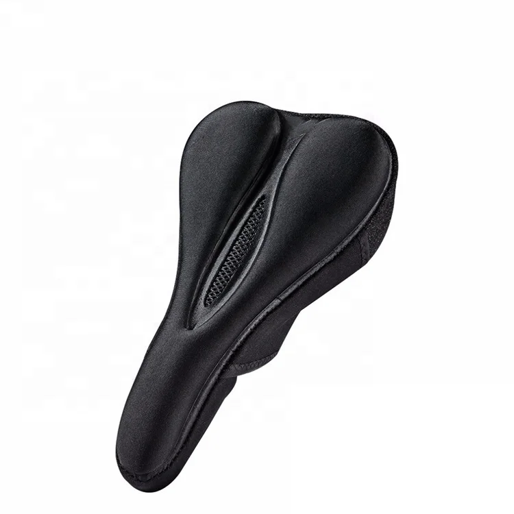 

Comfortable Bicycle Saddle Cover Soft Cushion Seat Match Breathable Anti-Slip Hollow Saddle Cover, Black and red,as your request