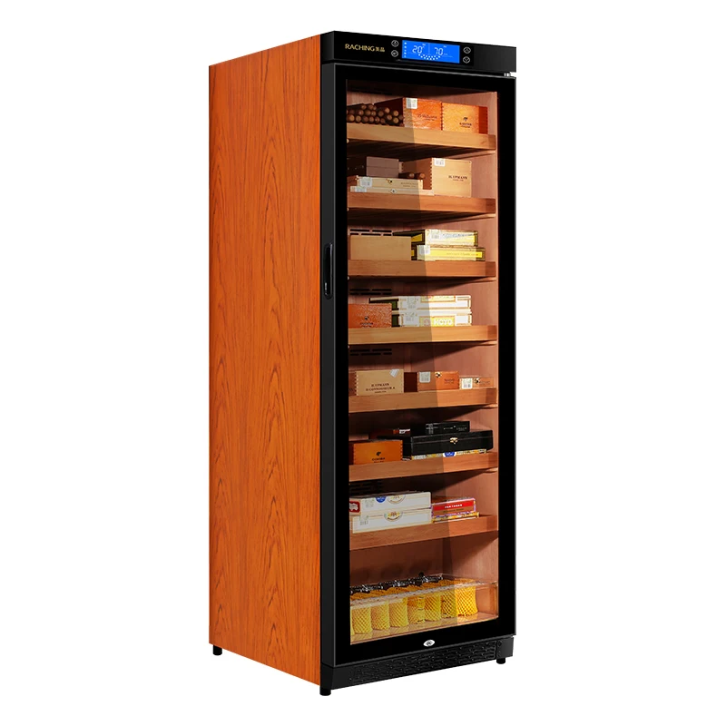 

Factory Direct Offer >1000 cigars Premium Climate Controlled cigar humidor cabinet