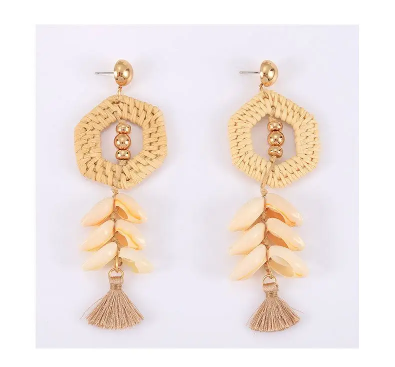 

Jewelry Hoops Hoop African Print Earings Earring Cubic Flower Clay Manufacturer Zircon Earrings, As photo