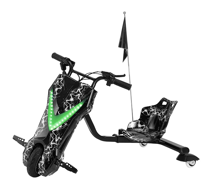

3 wheel smart self-balancing electric drifting trike scooter