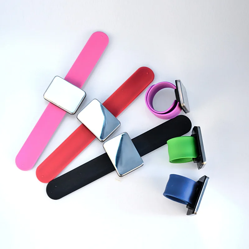 

Salon Hairdressing Tools Magnet Slap Bracelet Rubber Magnetic Wrist Band