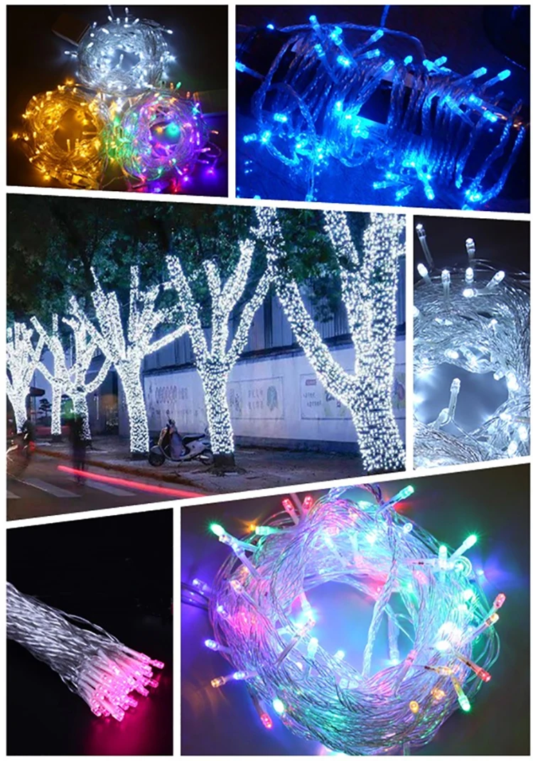 Linkable 120v 240v Christmas Fairy Led String Lights Decoration 10m For ...