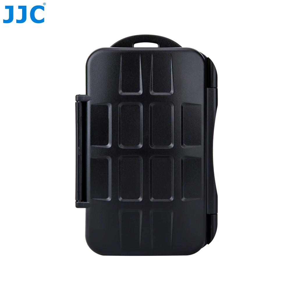 

JJC MC-SD/SXS5 Memory Card Case or Holder Tough Waterproof Resistant for 4 x SD cards, 1 x SXS card, Black&yellow