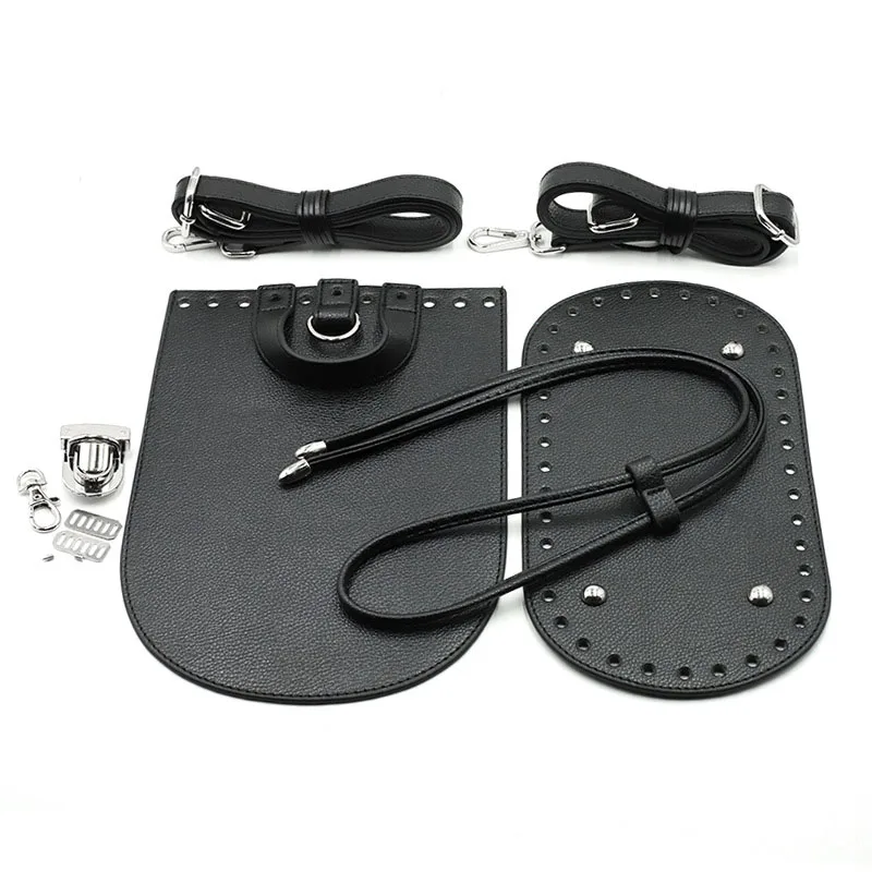 

Deepeel RM060 7 Pcs Set Woven Backpack Material Hand-knitted Accessories DIY Leather Hardware Needle Hook Material Pack
