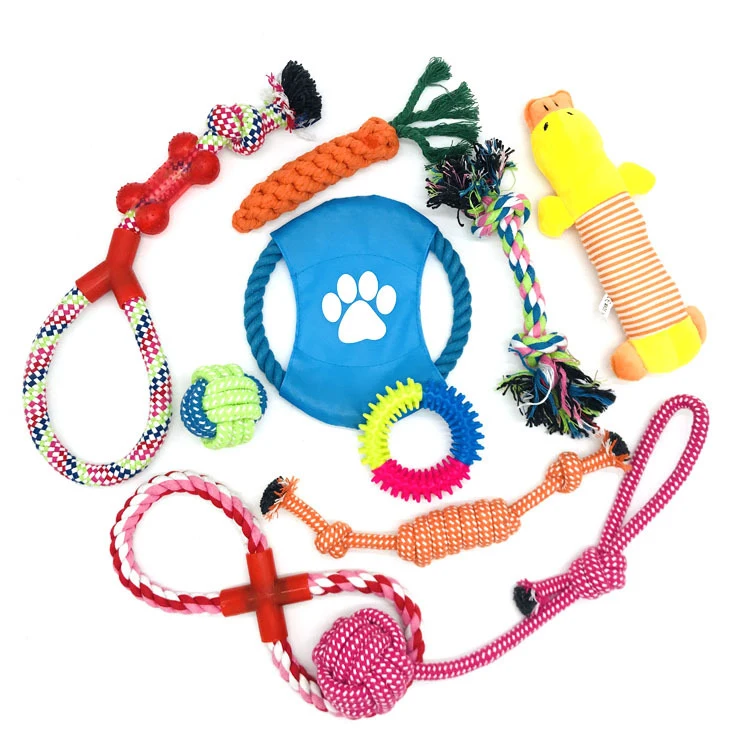 

Wholesale Organic Squeaky Outdoor Interactive Youngever Tug Rubber Hemp Halloween Spring Pole Dog Chew Kennel Cotton Rope Toys, Mulitcolor