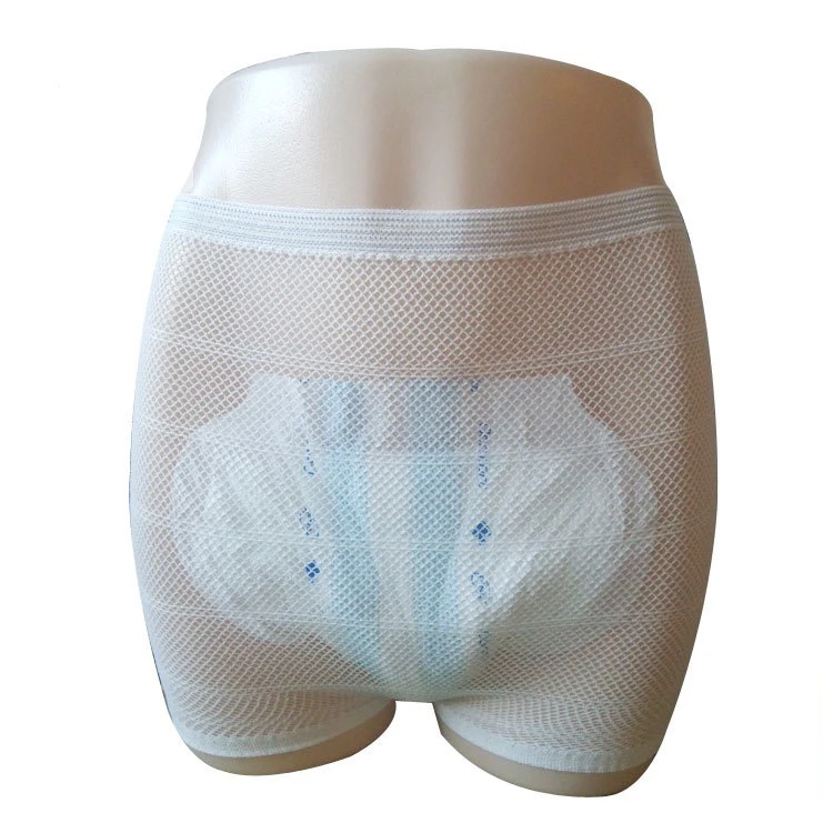 

High Quality Women Disposable Mesh Panties Disposable Mesh Postpartum Underwear Hospital Disposable Mesh Maternity Briefs, White