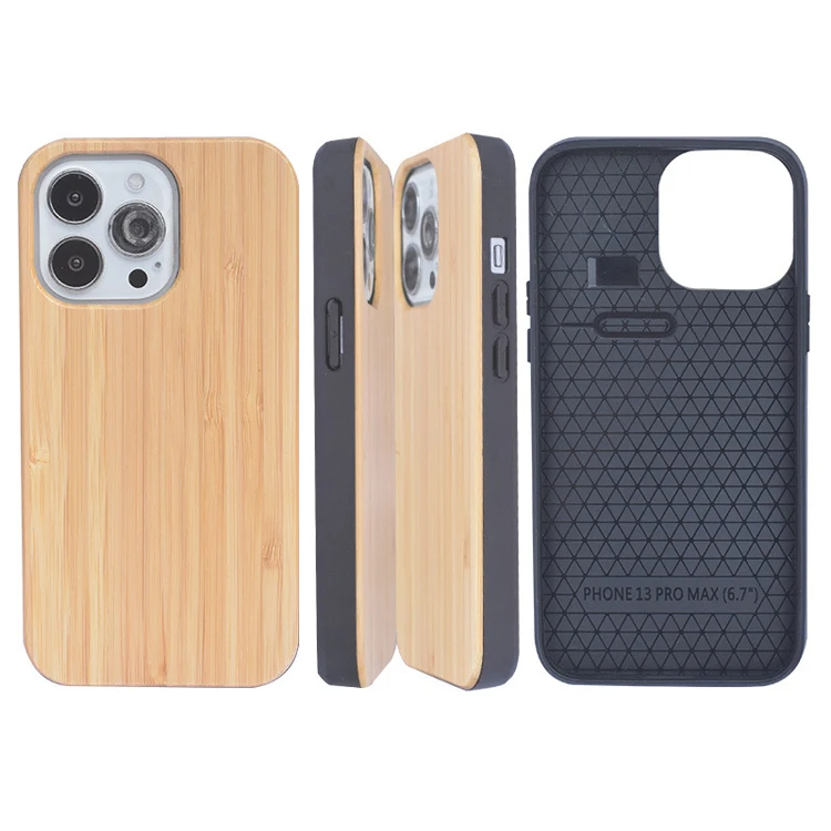 

Hot cheap mobile phone cases cell phone case supplier sensation cellphone cover wood custom with logo For iPhone 13, As per picture