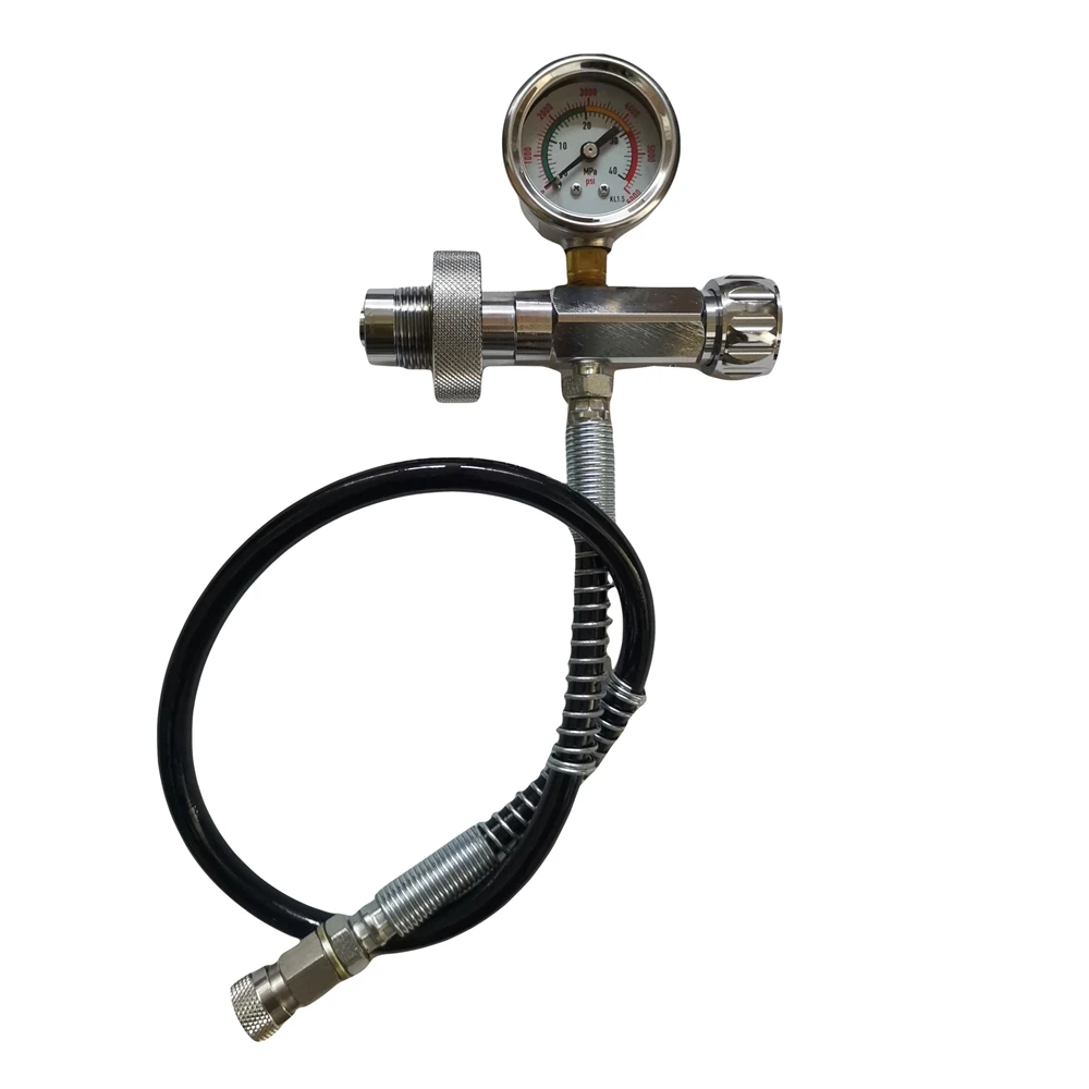 PCP Paintball DIN Fit HP Air Filling Station With 20'' Hose