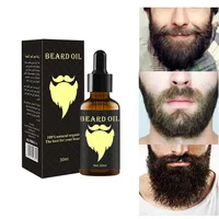 

Amazon hot selling beauty personal care organic beard serum oil essential for man long beard growth care