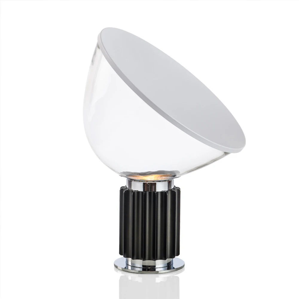 
Italian Style Taccia Radar Glass LED Fashion Table Lamp Light for Bedside Bedroom Living Room 