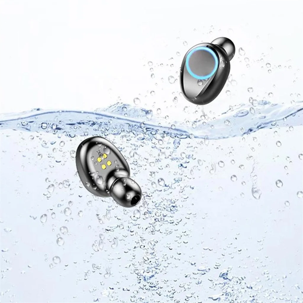 

Noise Cancelling Waterproof charging Box Earphone TWS Wireless Earbud Case Mini Mobile Phone