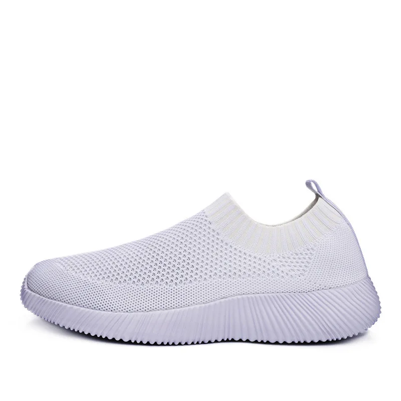 

Comfortable Slip On Mesh Sock Shoes Lightweight Travel Casual Sneakers Breathable Walking Tennis Shoes, Black white sand