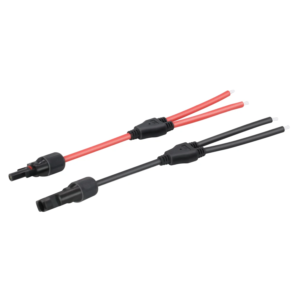 Powmr 250mm Solar Panel Terminal Connection Cable With Male Female Y ...