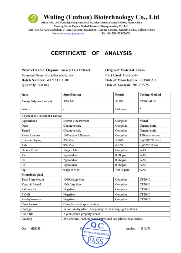 Herbal Supplements Turkey Tail Mushroom Extract Powder Buy Herbal