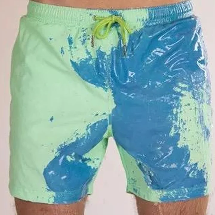 

Men Beach Magic Quick Dry Color Changing Swim Trunks