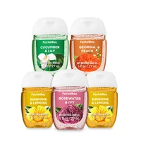 

Hand sanitizer alcohol gel with a variety of different fragrances