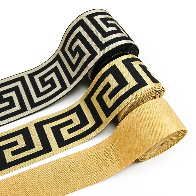

Factory Your Design Pattern Custom Shiny Elastic Band for Clothing, Multicolor can be customized