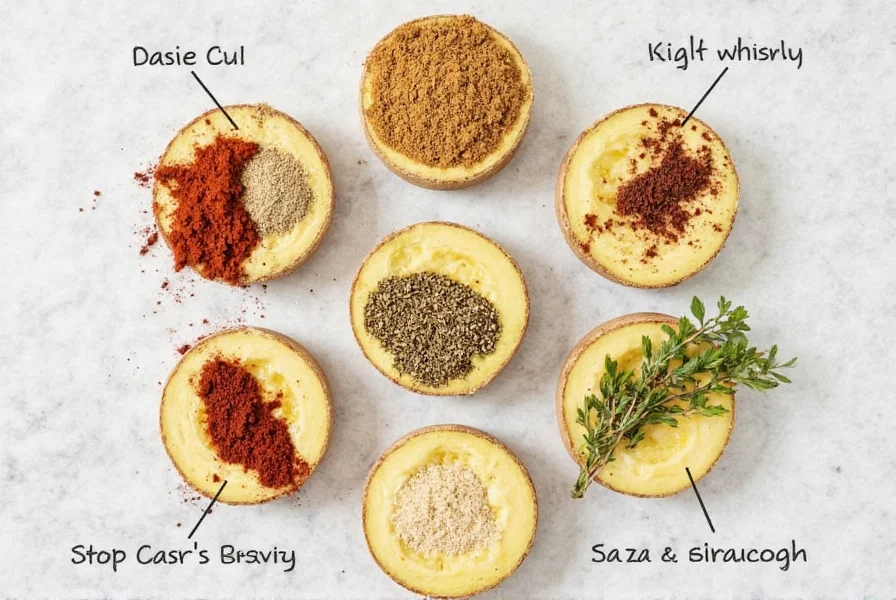 Organic sazon spice mix in a glass jar on wooden table