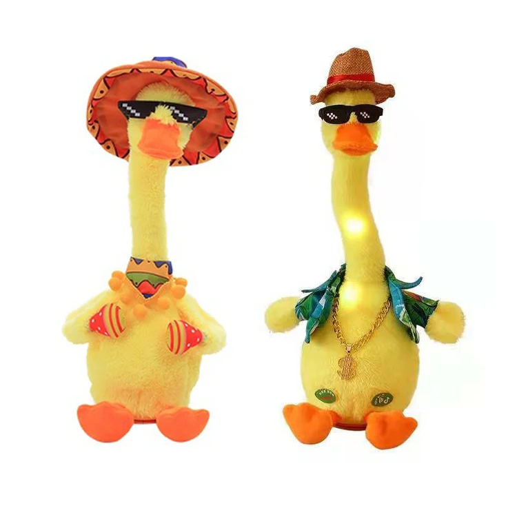 

Funny stuffed plush toy animal soft toys Smart Singing talking dancing duck