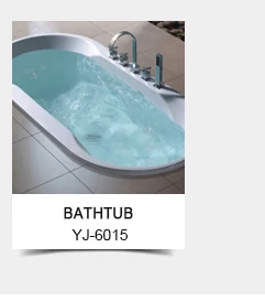 YJ6023 embedded bathtubs square shape acrylic bathtub made in china