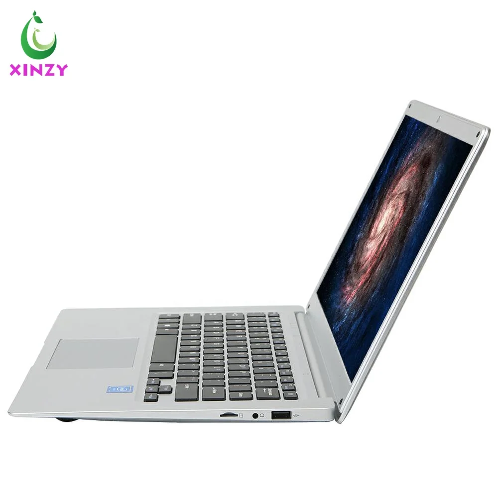 

XINZY OEM 14.1 Inch Apollo Lake J3355 Wins10 Netbook RAM 8G LPDDR4 Laptop Computer Notebook With Memory 64G - 1T optional Rea, Silver