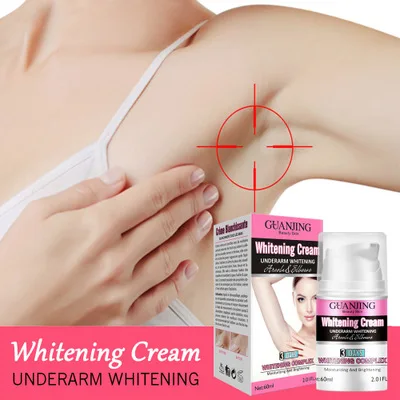 

Arguanjing mpit Cream Whitening Brightening Repair Underarm Moisturizing Shrink Pore Deodorant Body Cream Cosmetic 60ml, White