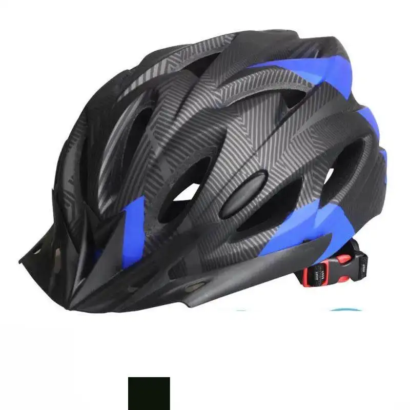 

Stripe Cycling Mountain Bike Helmet With Your Logo With Light Flashing Racing Bicycle Helmet Equipment For Men and Women, Colorful