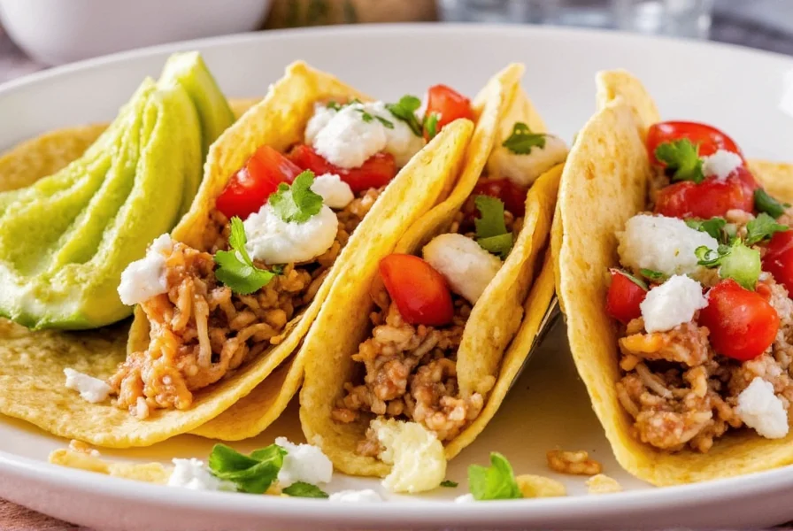 Comparison of different taco seasoning products on shelf
