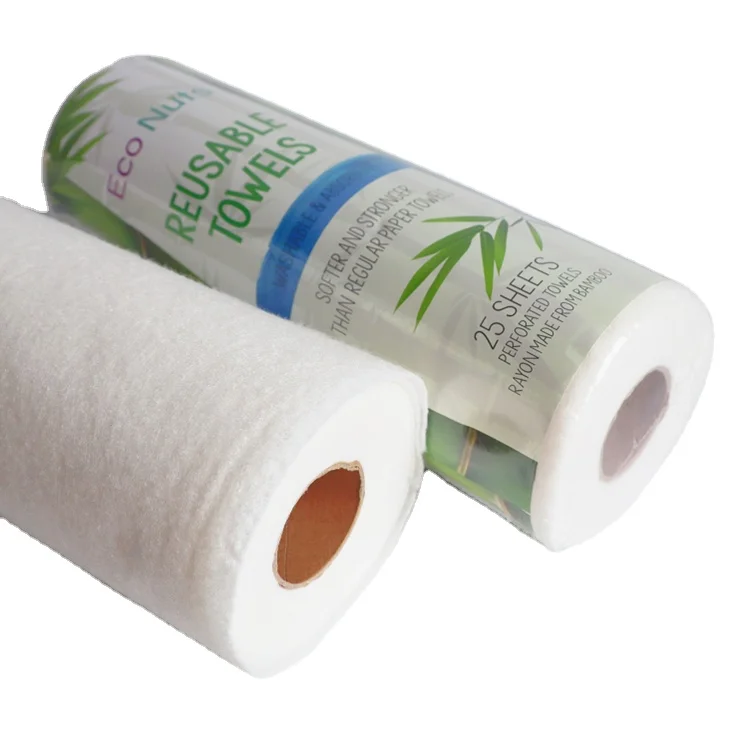 

100% Bamboo Kitchen Reusable Eco Friendly Biodegradable Reusable Bamboo Paper Towel