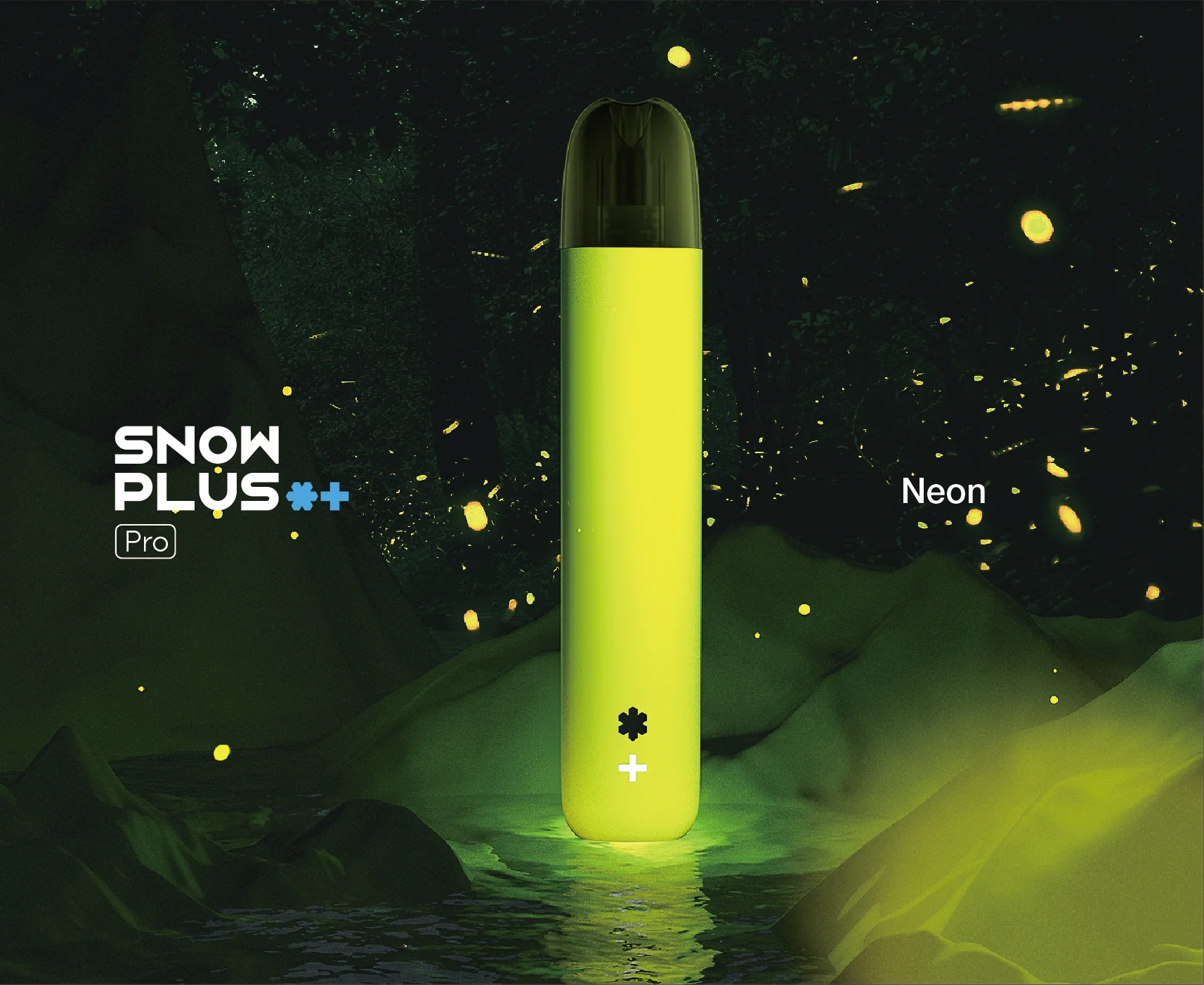 

Snowplus PRO pod vape pen vaporizer ecig kit e-cigarette Neon, Colors